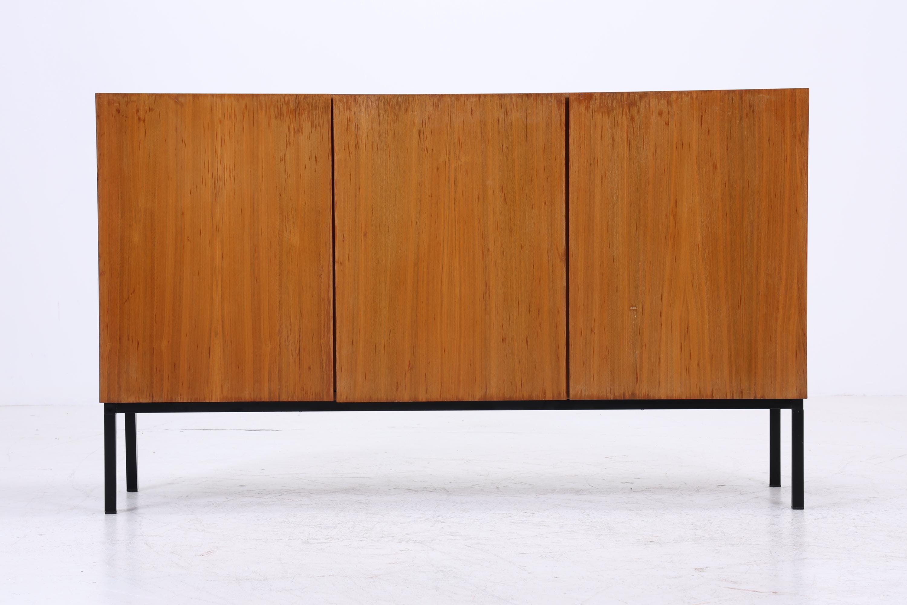 Vintage Highboard 60er Jahre | Mid Century Sideboard Schubladen Schrank Holz Aufbewahrung
