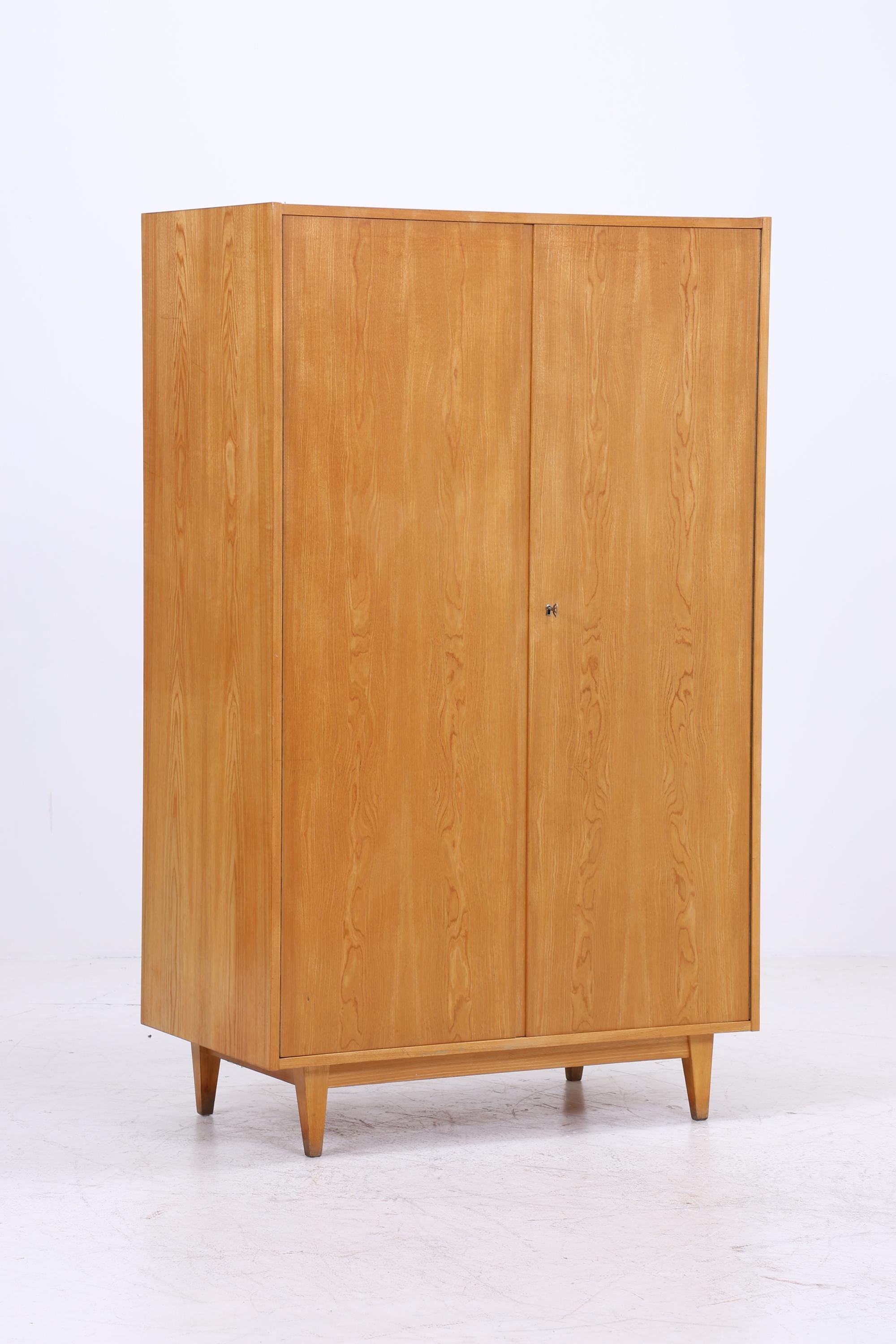 Hellerau Kleiderschrank 60er Jahre | Mid Century Wäscheschrank  Serie 602 Vintage Fächerschrank Franz Ehrlich Retro 70er