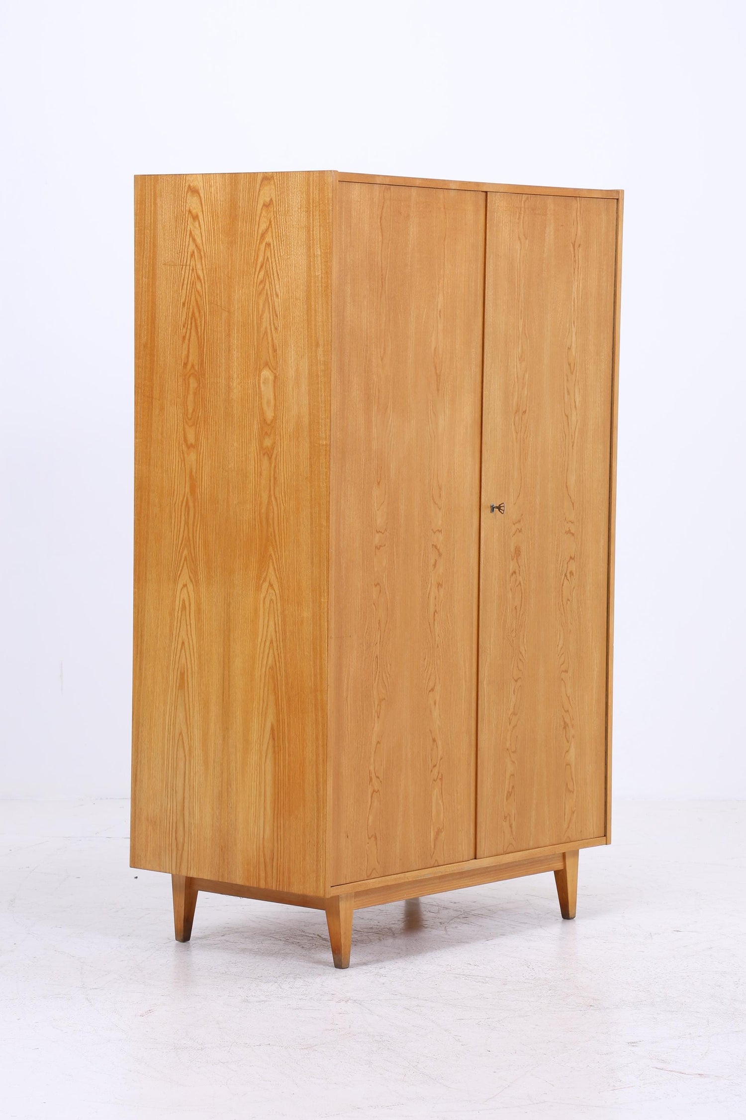 Hellerau Kleiderschrank 60er Jahre | Mid Century Wäscheschrank  Serie 602 Vintage Fächerschrank Franz Ehrlich Retro 70er