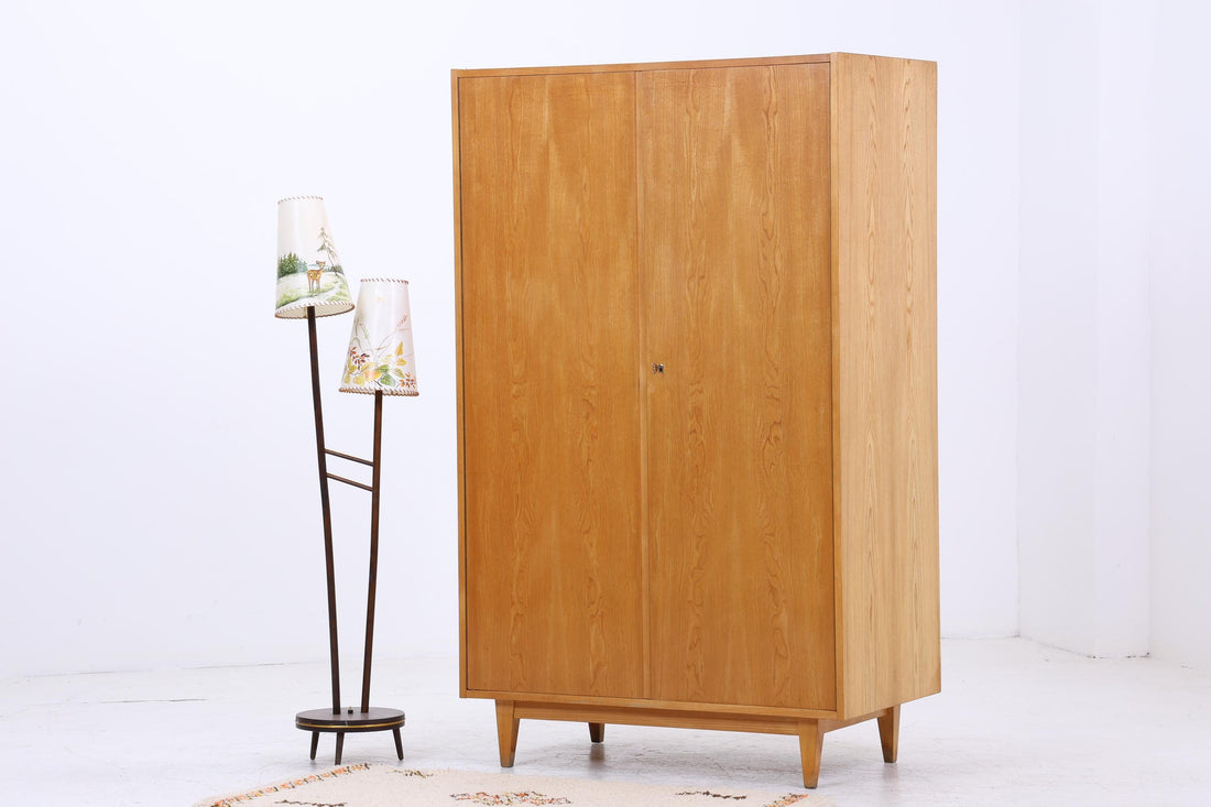Hellerau Kleiderschrank 60er Jahre | Mid Century Wäscheschrank  Serie 602 Vintage Fächerschrank Franz Ehrlich Retro 70er