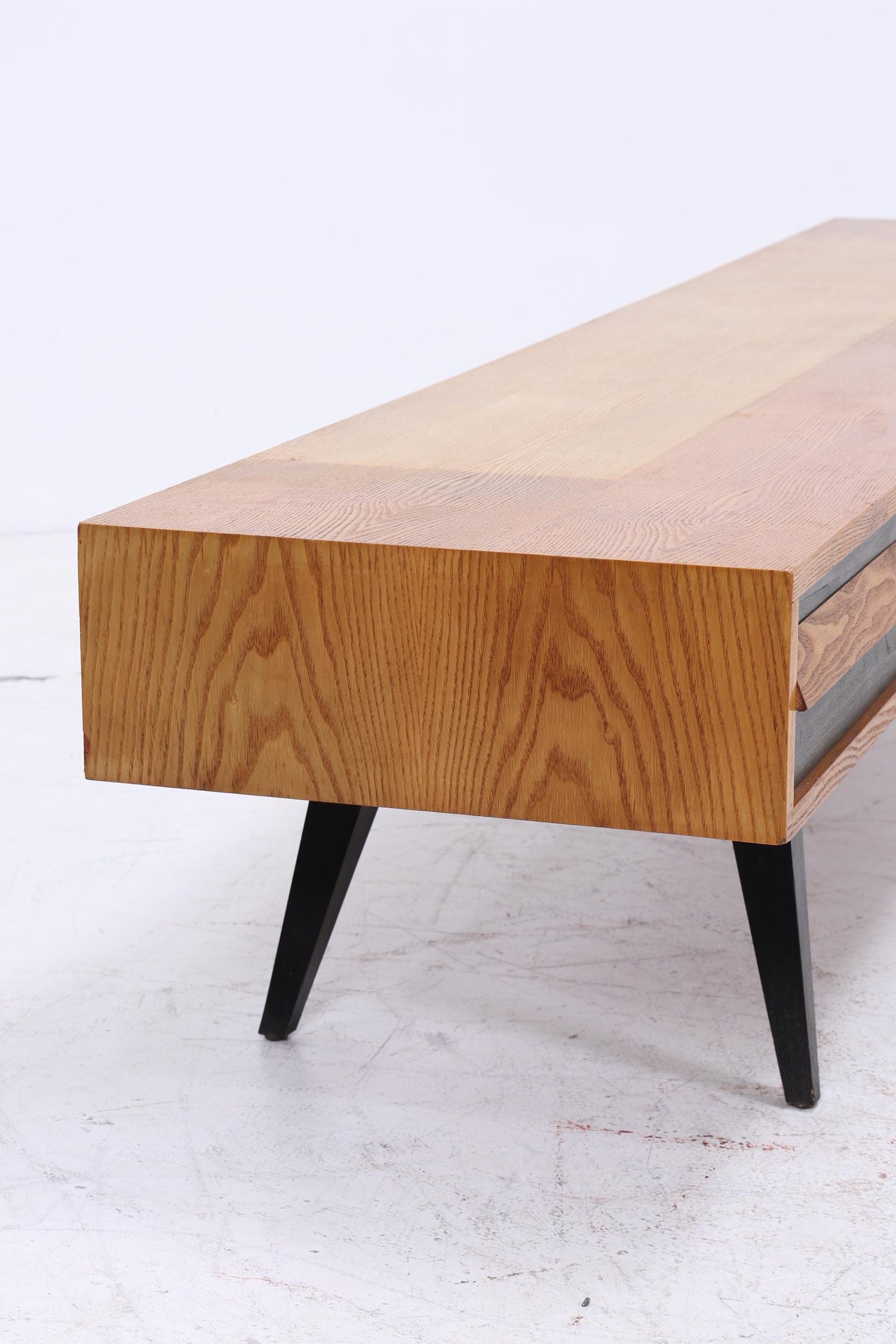 Vintage Lowboard 60er Jahre | Mid Century Sideboard mit Schubladen Retro Holz Aufbewahrung