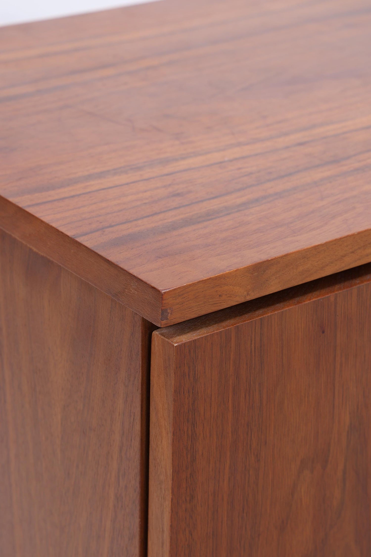Vintage Sideboard 60er Jahre | Mid Century TV Board mit Schubladen &amp; Fächern Retro Holz Aufbewahrung