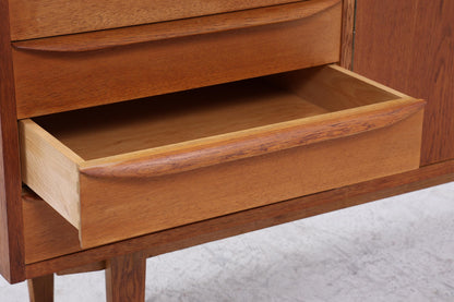 Hellerau 602  / K Sideboard 60er Jahre | Mid Century Schubladen Anrichte Eiche Schrank  Franz Ehrlich Design Retro 70er