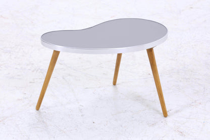Vintage Nierentisch | Mid Century Blumentisch | Beistelltische Grau 60er Jahre