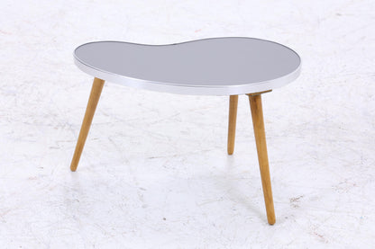 Vintage Nierentisch | Mid Century Blumentisch | Beistelltische Grau 60er Jahre