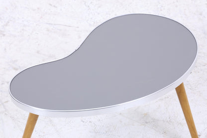 Vintage Nierentisch | Mid Century Blumentisch | Beistelltische Grau 60er Jahre