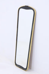 Vintage Spiegel 60er Jahre | Mid Century Hänge Spiegel Mirror Holz Retro Schräg Vintage