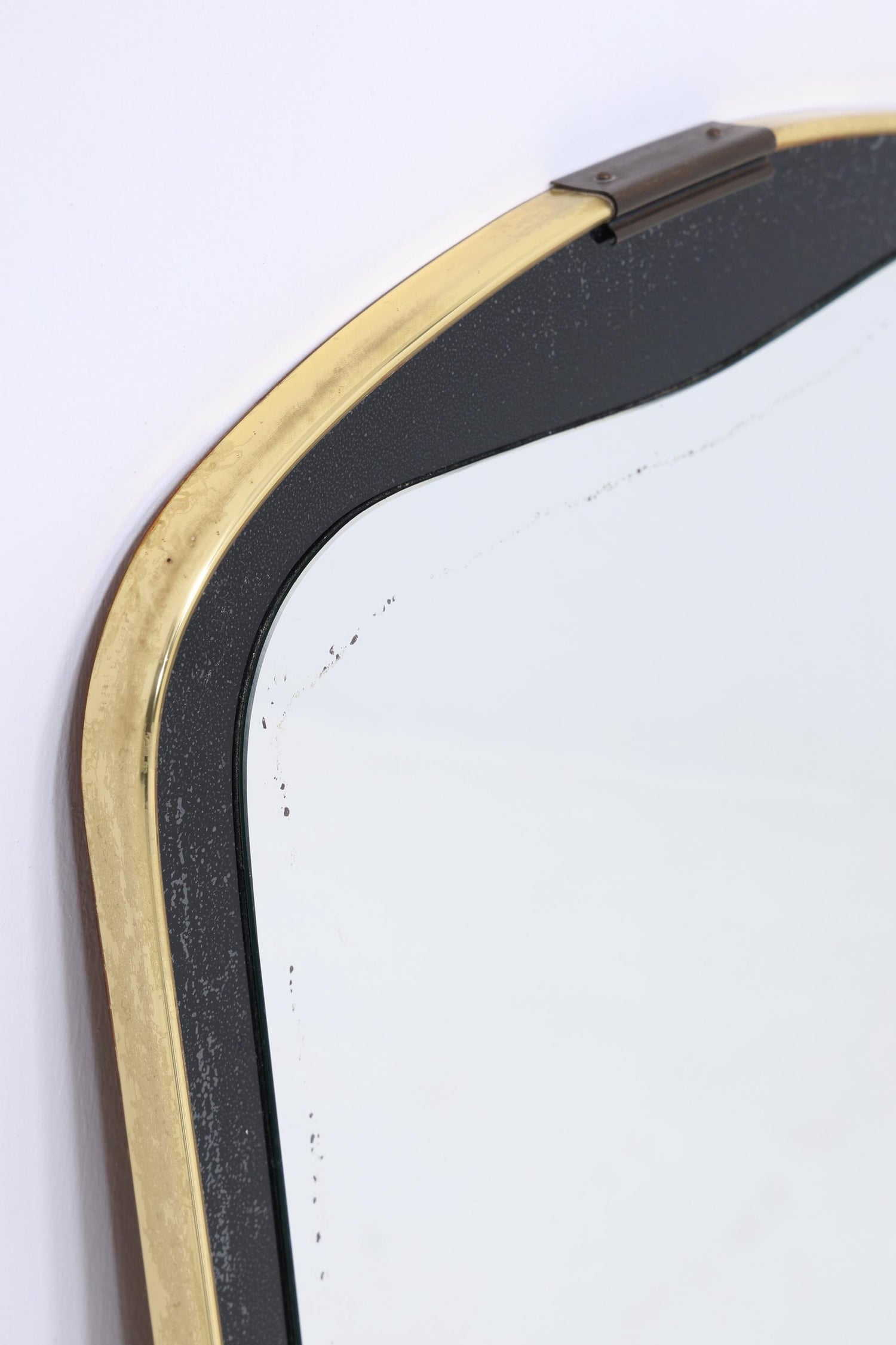 Vintage Spiegel 60er Jahre | Mid Century Hänge Spiegel Mirror Holz Retro Schräg Vintage