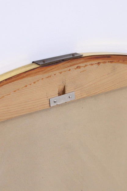 Vintage Spiegel 60er Jahre | Mid Century Hänge Spiegel Mirror Holz Retro Schräg Vintage