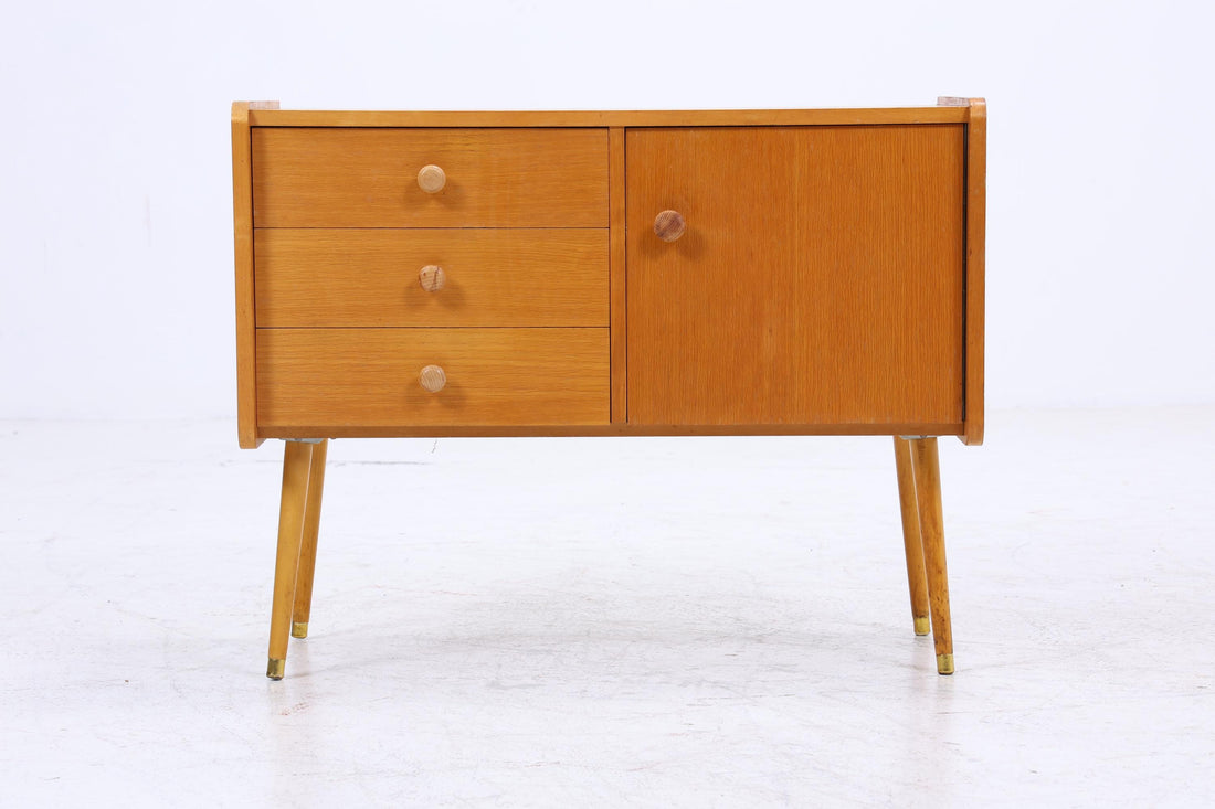 Vintage Kommode 60er | Mid Century Schrank | Mini Kommode Retro Holz Aufbewahrung