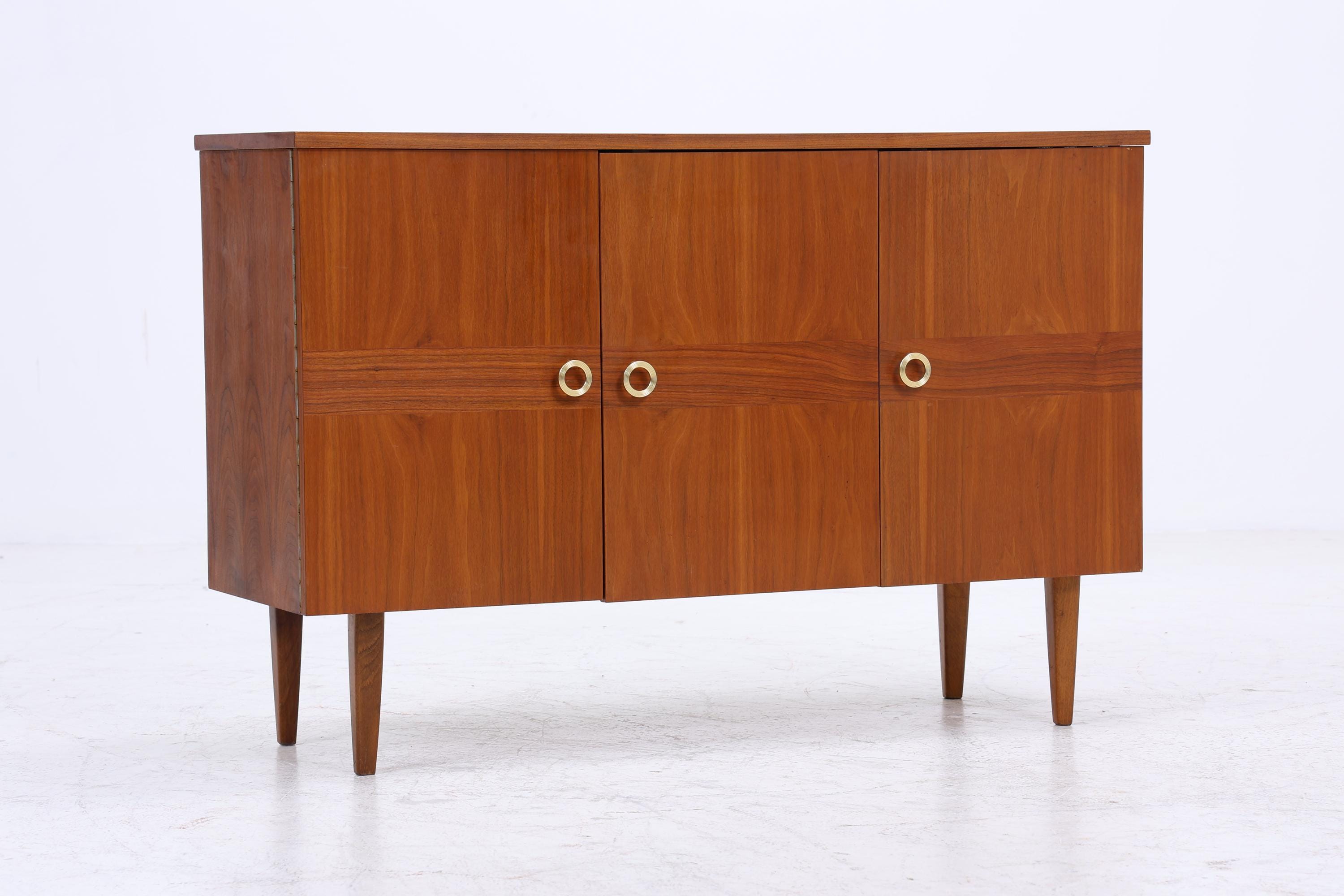 Wundervolle Vintage Kommode 60er | Mid Century Schrank | Kleine Anrichte Retro Holz Aufbewahrung