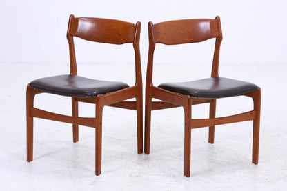 2er Set Teak Stühle von Erik Buch für Od Møbler  | Mid Century Designklassiker | Vintage Stuhl | Retro Stuhl