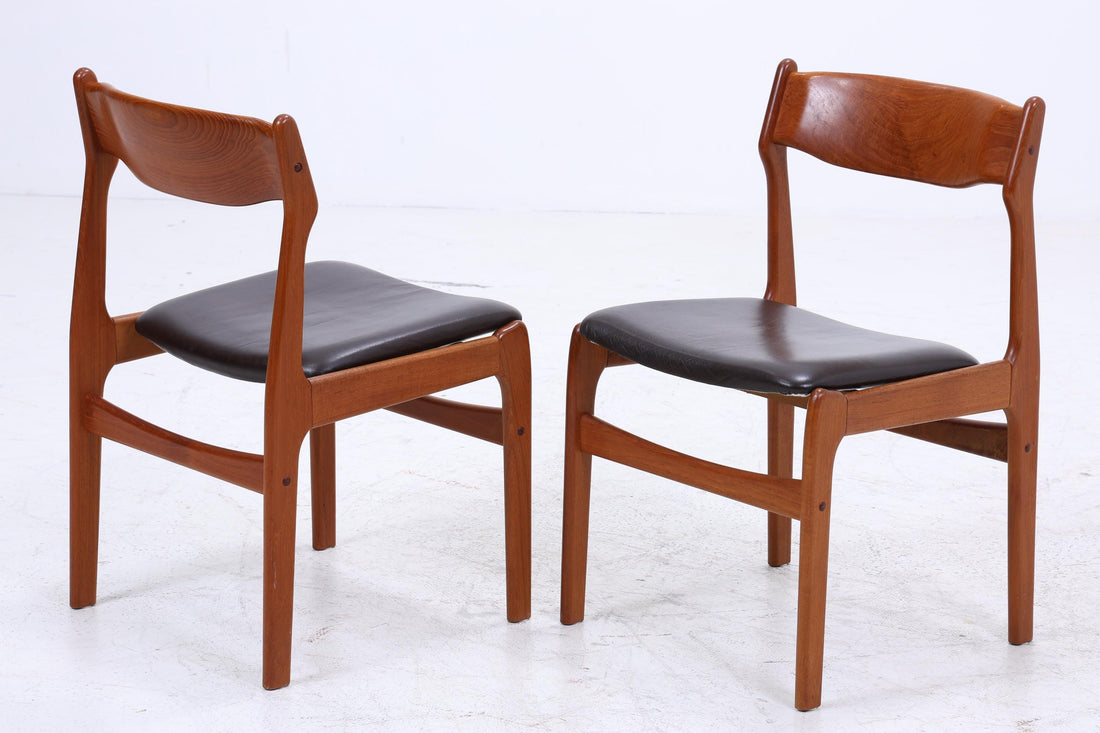 2er Set Teak Stühle von Erik Buch für Od Møbler  | Mid Century Designklassiker | Vintage Stuhl | Retro Stuhl