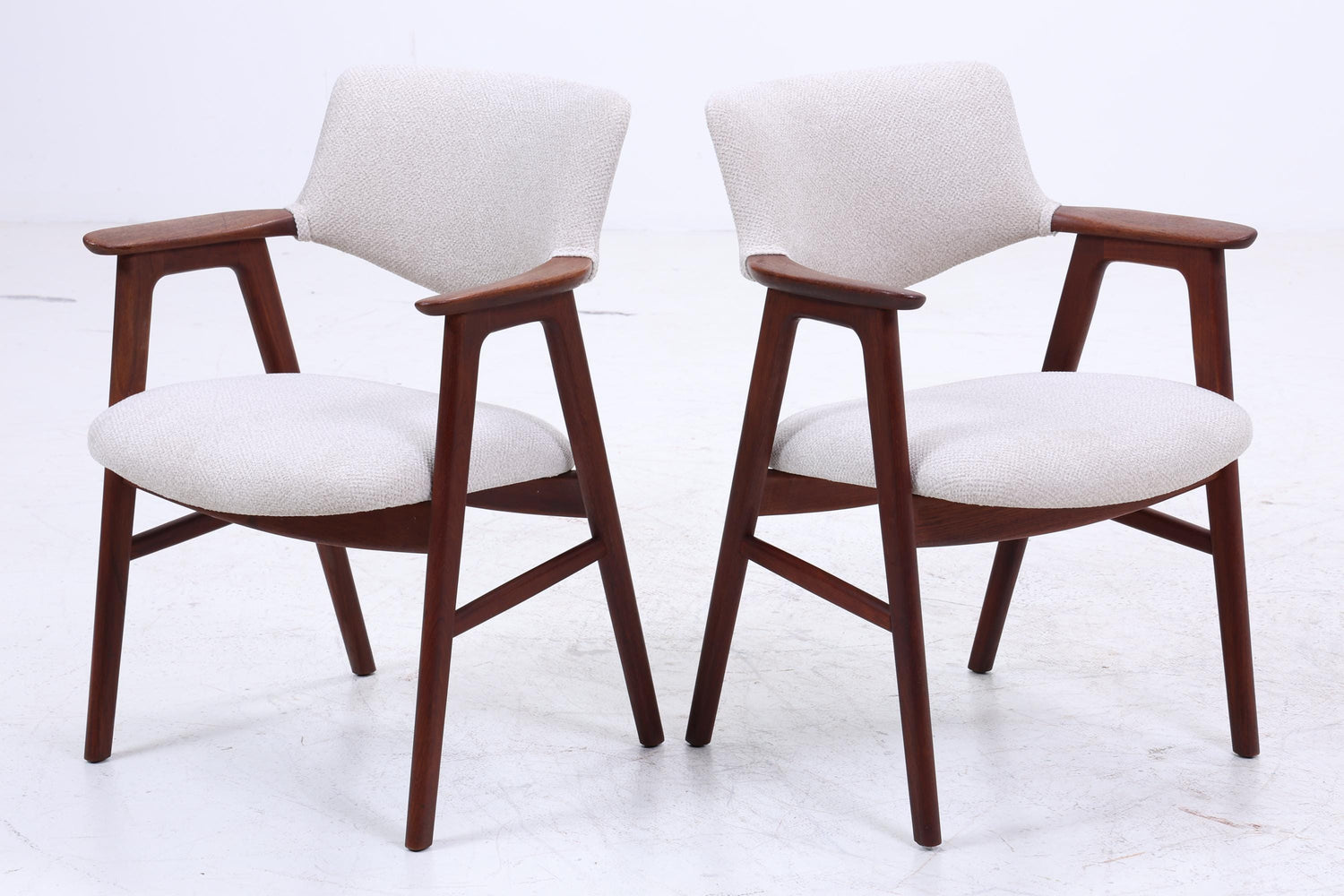 2er Set Teak Stühle von Erik Kirkegaard für Glostrup  | Mid Century Designklassiker | Vintage Stuhl | Retro Stuhl