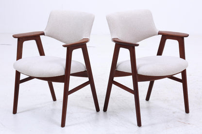 2er Set Teak Stühle von Erik Kirkegaard für Glostrup  | Mid Century Designklassiker | Vintage Stuhl | Retro Stuhl