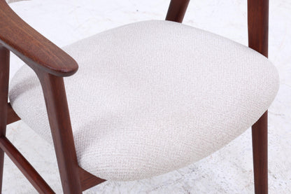 2er Set Teak Stühle von Erik Kirkegaard für Glostrup  | Mid Century Designklassiker | Vintage Stuhl | Retro Stuhl