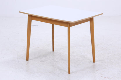 Vintage Küchentisch 60er Jahre | Mid Century Esstisch Tisch Retro 70er Holz Resopal