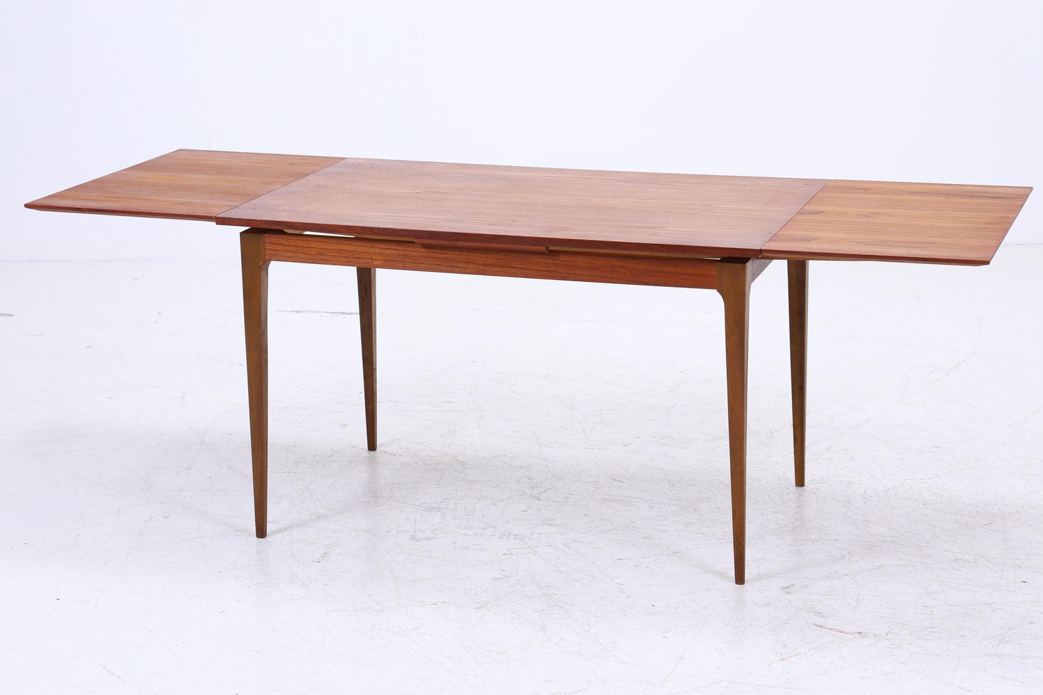 Vintage Teak Esstisch Danish Design | Mid-Century Ausziehbarer Küchentisch 1960er Teak Holz