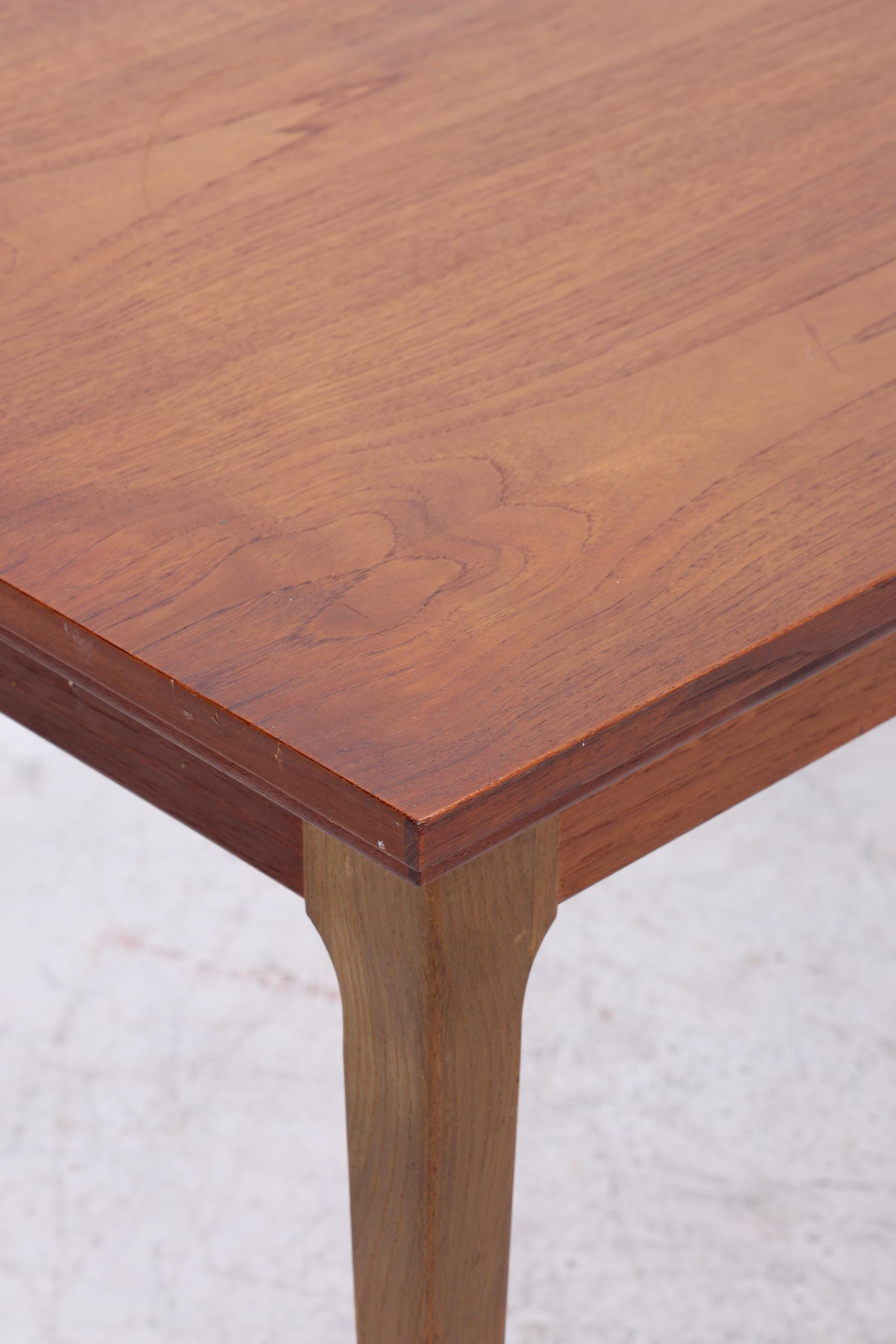 Vintage Teak Esstisch Danish Design | Mid-Century Ausziehbarer Küchentisch 1960er Teak Holz