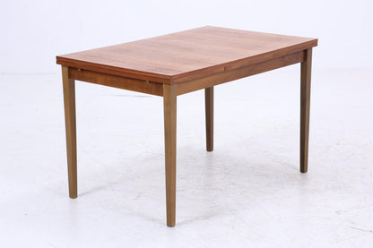 Vintage Teak Esstisch | Mid-Century Ausziehbarer Küchentisch 1960er Teak Holz