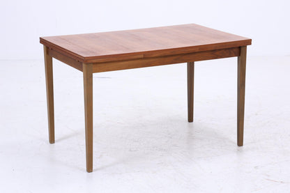 Vintage Teak Esstisch | Mid-Century Ausziehbarer Küchentisch 1960er Teak Holz