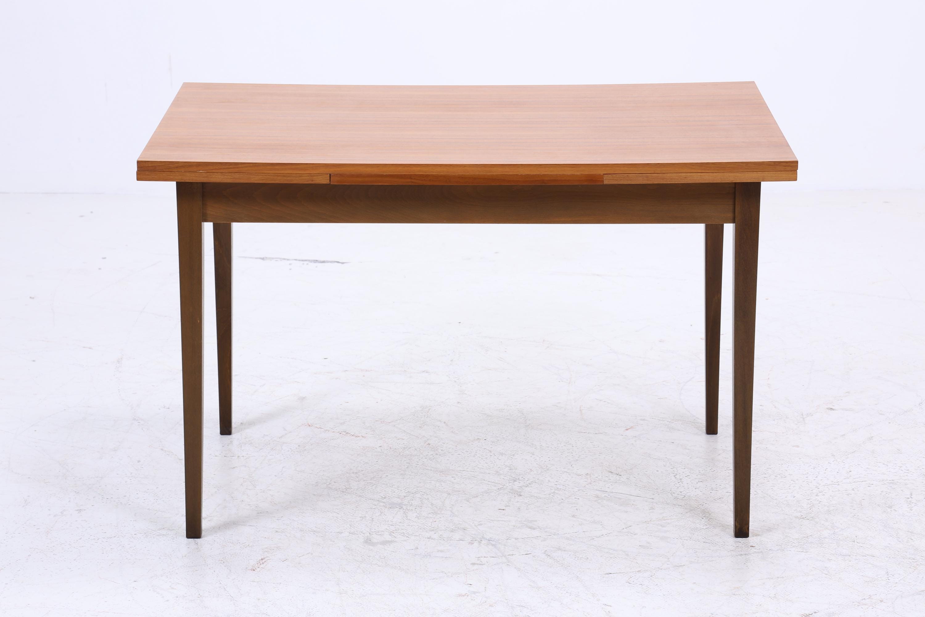 Vintage Esstisch | Mid-Century Ausziehbarer Küchentisch 1960er Holz