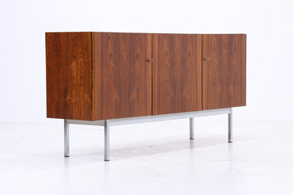 Vintage Sideboard 60er Jahre | Mid Century Schubladen Anrichte Palisander Highboard Holz Aufbewahrung