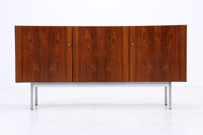 Vintage Sideboard 60er Jahre | Mid Century Schubladen Anrichte Palisander Highboard Holz Aufbewahrung