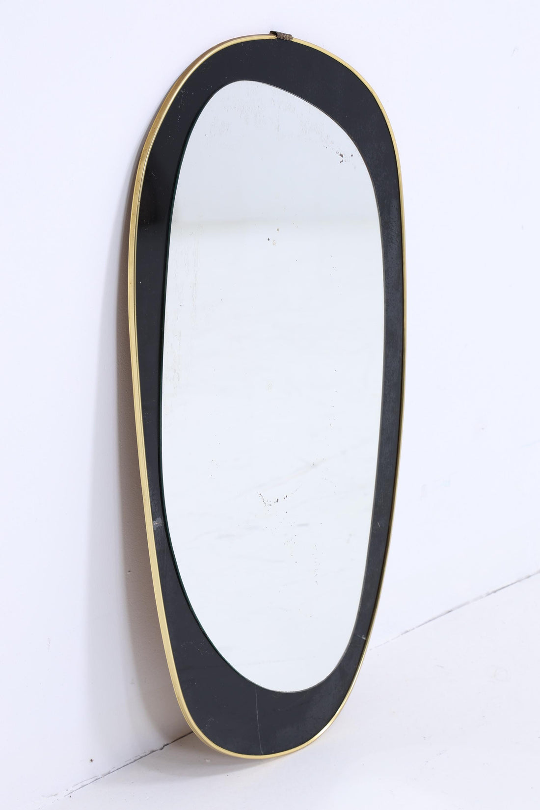 Vintage Spiegel 60er Jahre | Mid Century Hänge Spiegel Mirror Holz Retro Rund Vintage