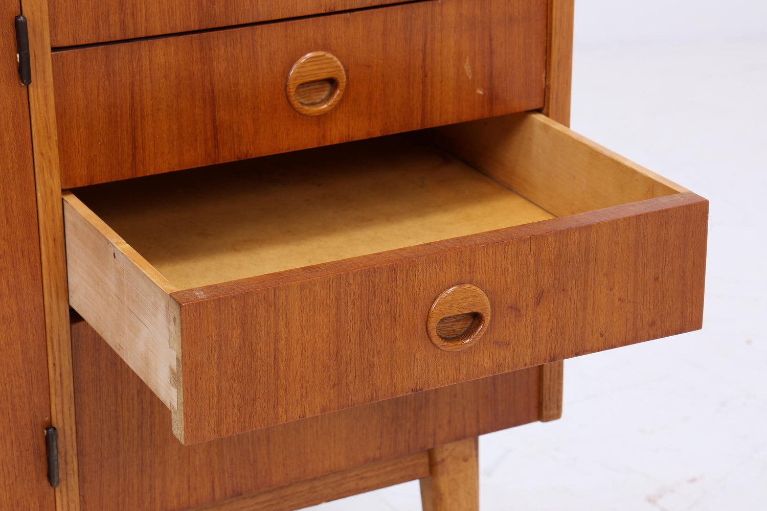 Vintage Teak Regal 60er Jahre | Mid Century Bücherregal Sekretär Retro Holz Aufbewahrung