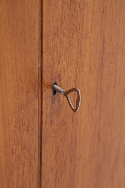 Vintage Teak Regal 60er Jahre | Mid Century Bücherregal Sekretär Retro Holz Aufbewahrung