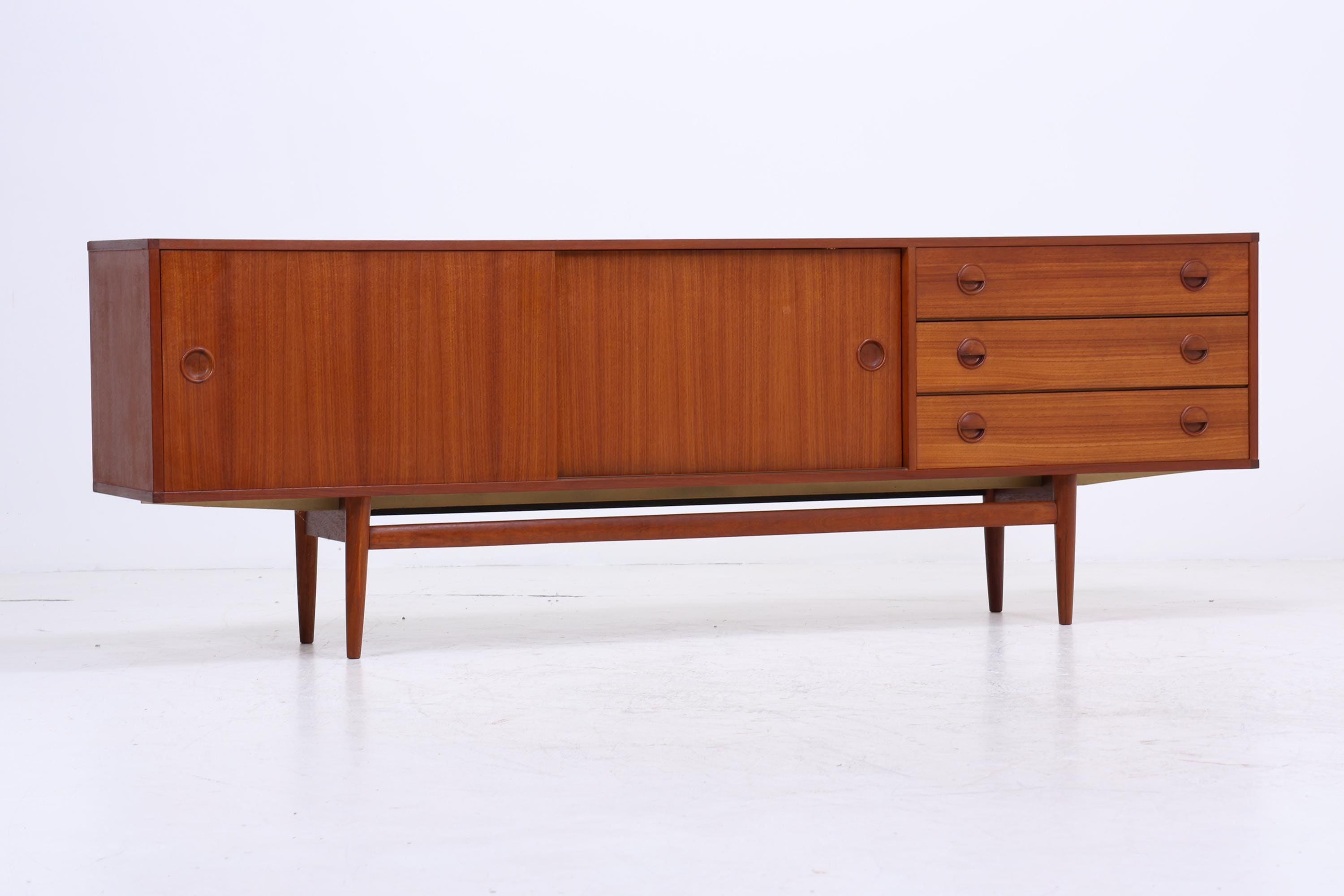 Vintage Teak Sideboard von William Watting für Fristho | Mid Century Modulus Serie Anrichte Retro Holz Aufbewahrung