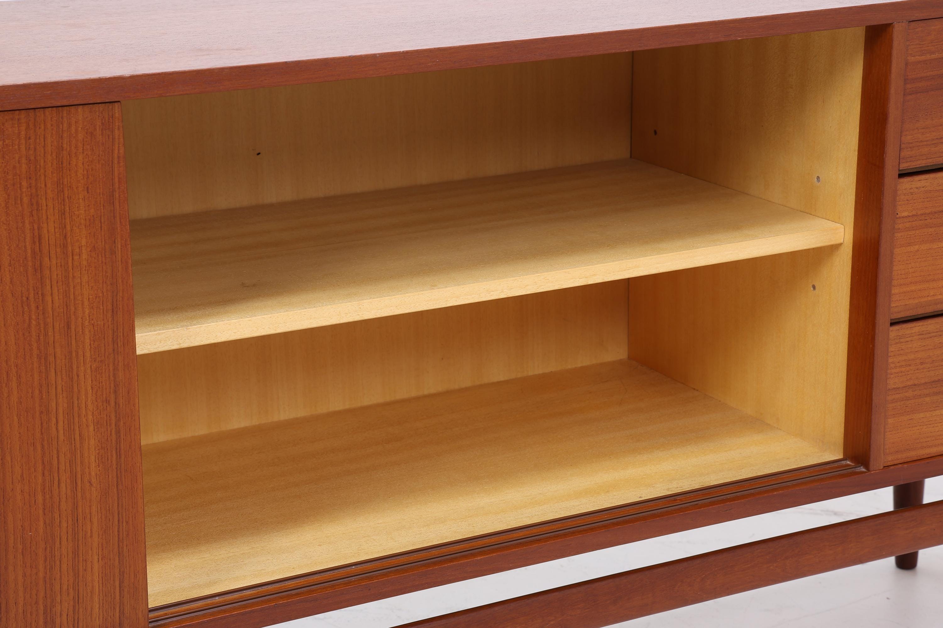 Vintage Teak Sideboard von William Watting für Fristho | Mid Century Modulus Serie Anrichte Retro Holz Aufbewahrung