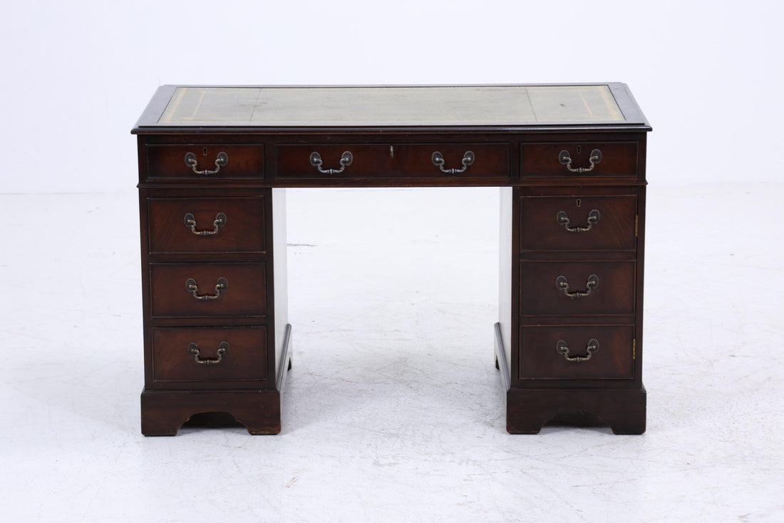 Antik Schreibtisch | Vintage Mahagoni Bürotisch | Executive Desk aus Holz | Office Furniture