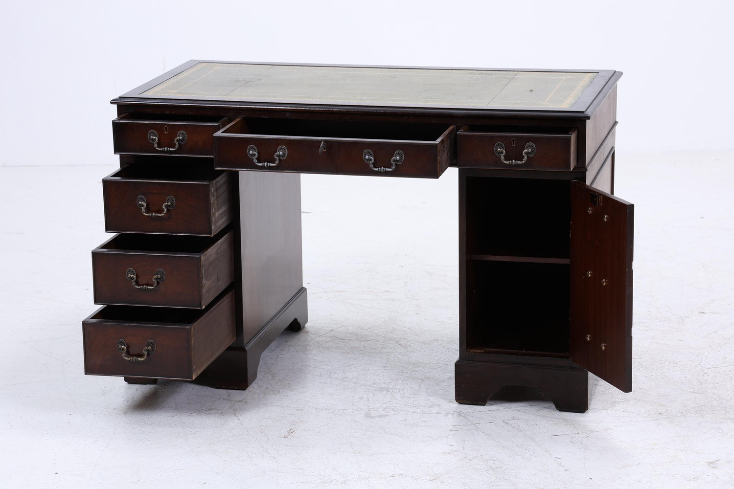 Antik Schreibtisch | Vintage Mahagoni Bürotisch | Executive Desk aus Holz | Office Furniture