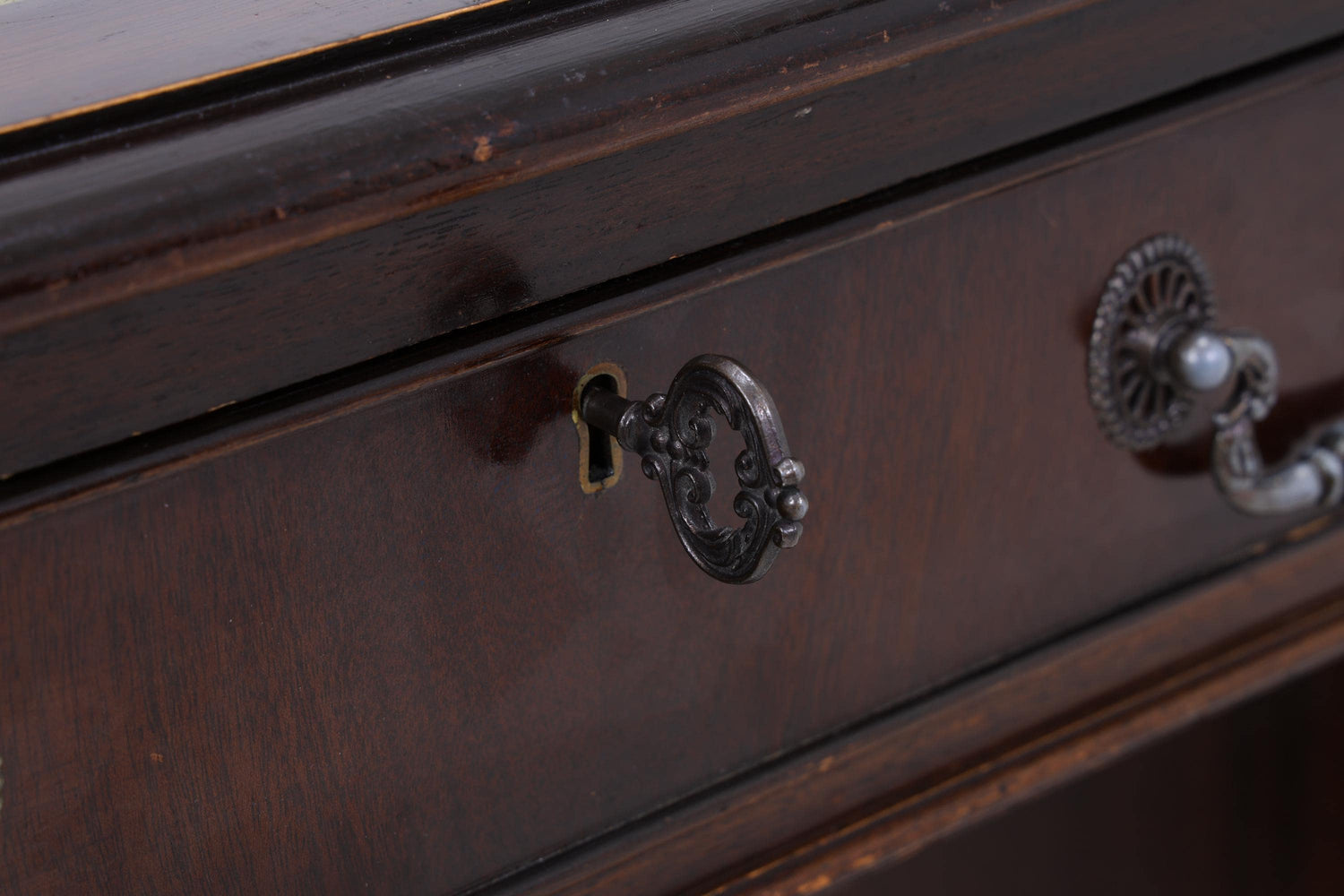 Antik Schreibtisch | Vintage Mahagoni Bürotisch | Executive Desk aus Holz | Office Furniture