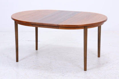 Runder Vintage Küchentisch 60er Jahre | Mid Century Esstisch Tisch Retro 70er Holz Ausziehbar