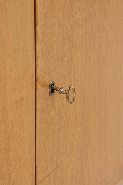 Vintage Sideboard 60er Jahre | Mid Century Anrichte mit Schubladen &amp; Fächern Holz Aufbewahrung Anrichte