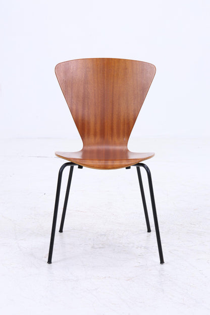 2er Set Teak Stühle aus Schichtholz | Mid Century Designklassiker | Vintage Stuhl | Retro Stuhl