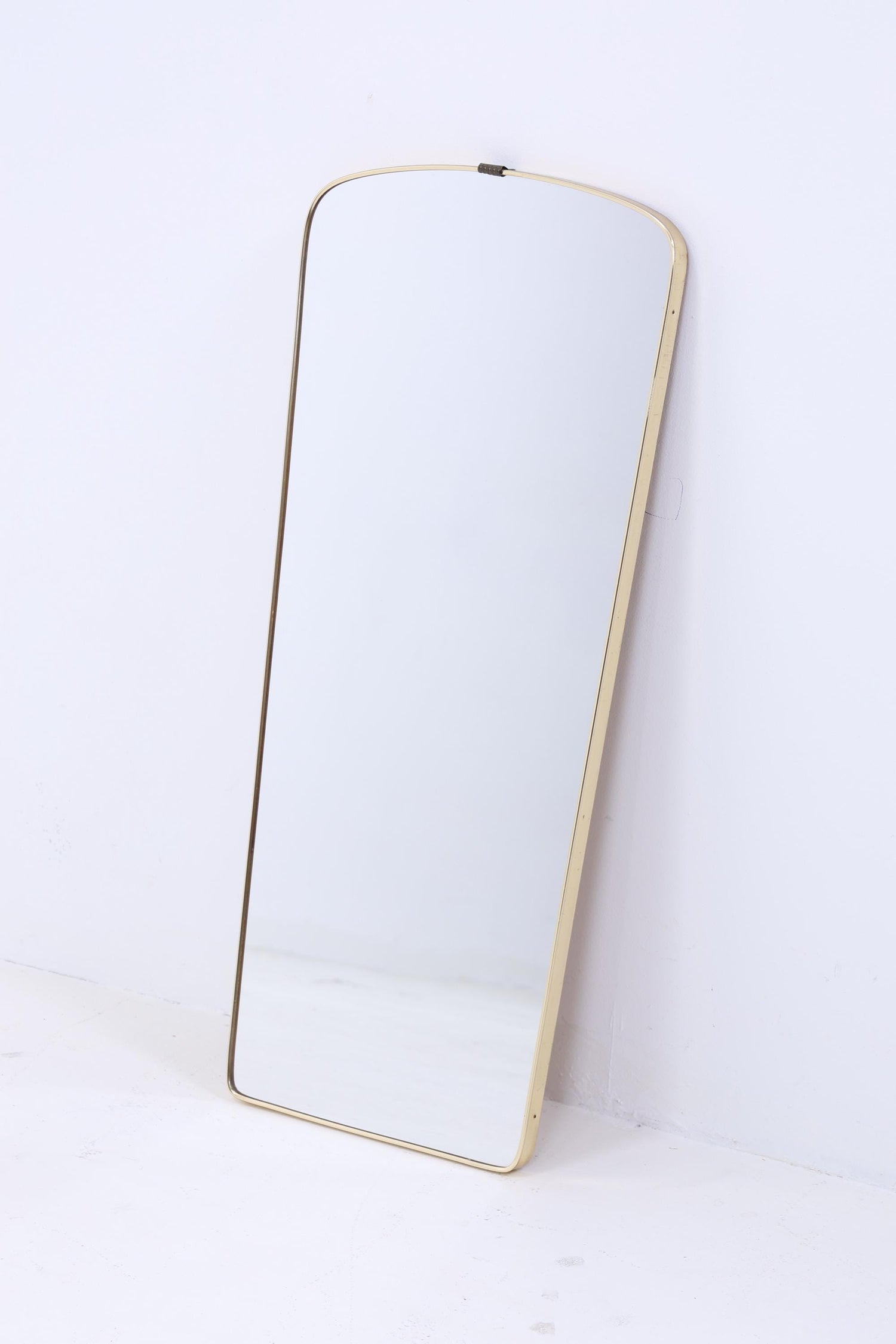 Vintage Spiegel 60er Jahre | Mid Century Hänge Spiegel Mirror Holz Retro Schräg Vintage