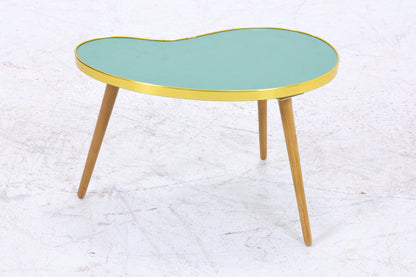 Vintage Nierentisch | Mid Century Blumentisch | Beistelltische Grün 60er Jahre