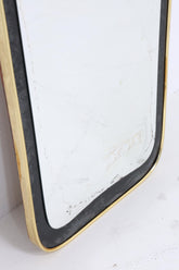 Vintage Spiegel 60er Jahre | Mid Century Hänge Spiegel Mirror Holz Retro Schräg Vintage