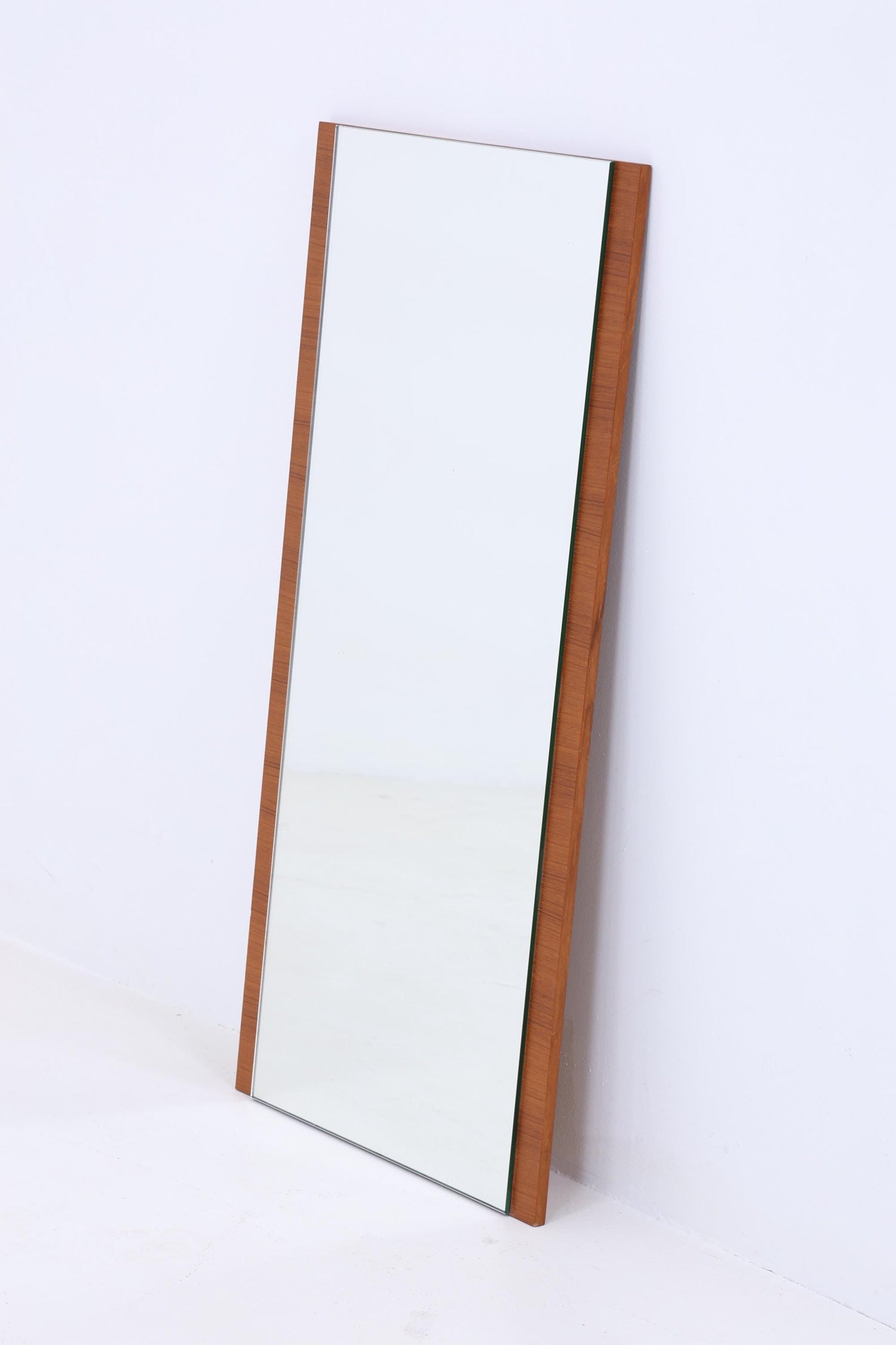Wundervoller Vintage Spiegel 60er Jahre | Mid Century Hänge Spiegel Mirror Teak Holz Retro Schräg Vintage
