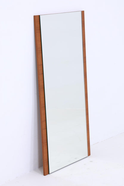 Wundervoller Vintage Spiegel 60er Jahre | Mid Century Hänge Spiegel Mirror Teak Holz Retro Schräg Vintage