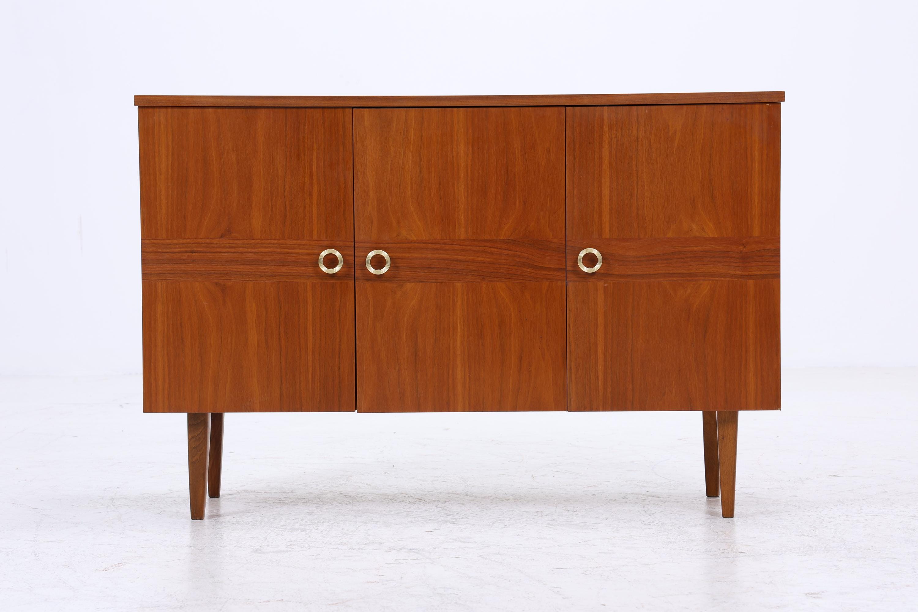 Wundervolle Vintage Kommode 60er | Mid Century Schrank | Kleine Anrichte Retro Holz Aufbewahrung