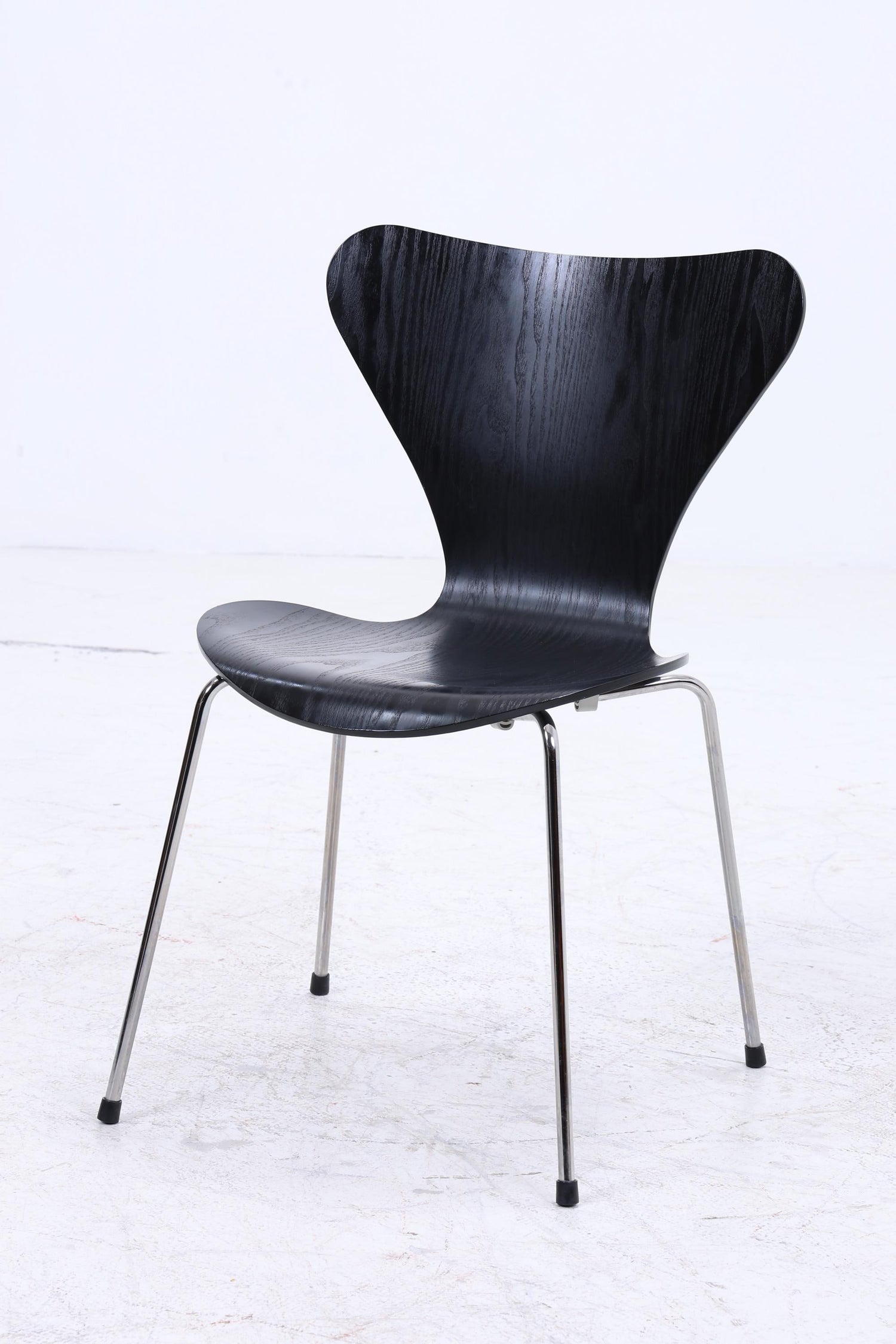 4er Set Vintage Stühle von Fritz Hansen der Serie 7 aus 1995 | Mid Century Stil Küchen Stuhl Esszimmerstühle Retro Schwarz