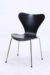 4er Set Vintage Stühle von Fritz Hansen der Serie 7 aus 1995 | Mid Century Stil Küchen Stuhl Esszimmerstühle Retro Schwarz