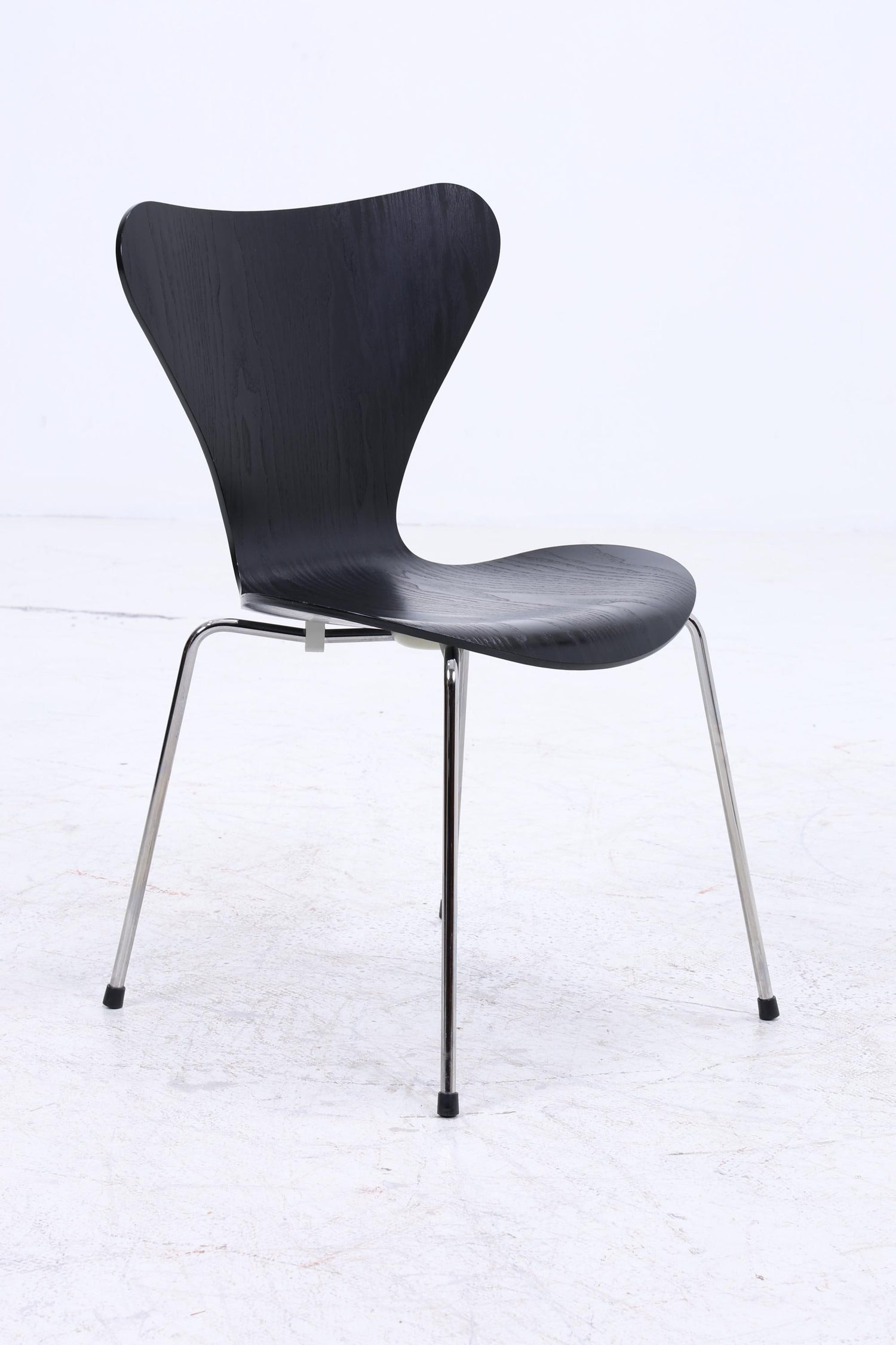 4er Set Vintage Stühle von Fritz Hansen der Serie 7 aus 1995 | Mid Century Stil Küchen Stuhl Esszimmerstühle Retro Schwarz