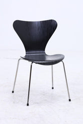 2er Set Vintage Stühle von Fritz Hansen der Serie 7 aus 1995 | Mid Century Stil Küchen Stuhl Esszimmerstühle Retro Schwarz