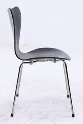 2er Set Vintage Stühle von Fritz Hansen der Serie 7 aus 1995 | Mid Century Stil Küchen Stuhl Esszimmerstühle Retro Schwarz